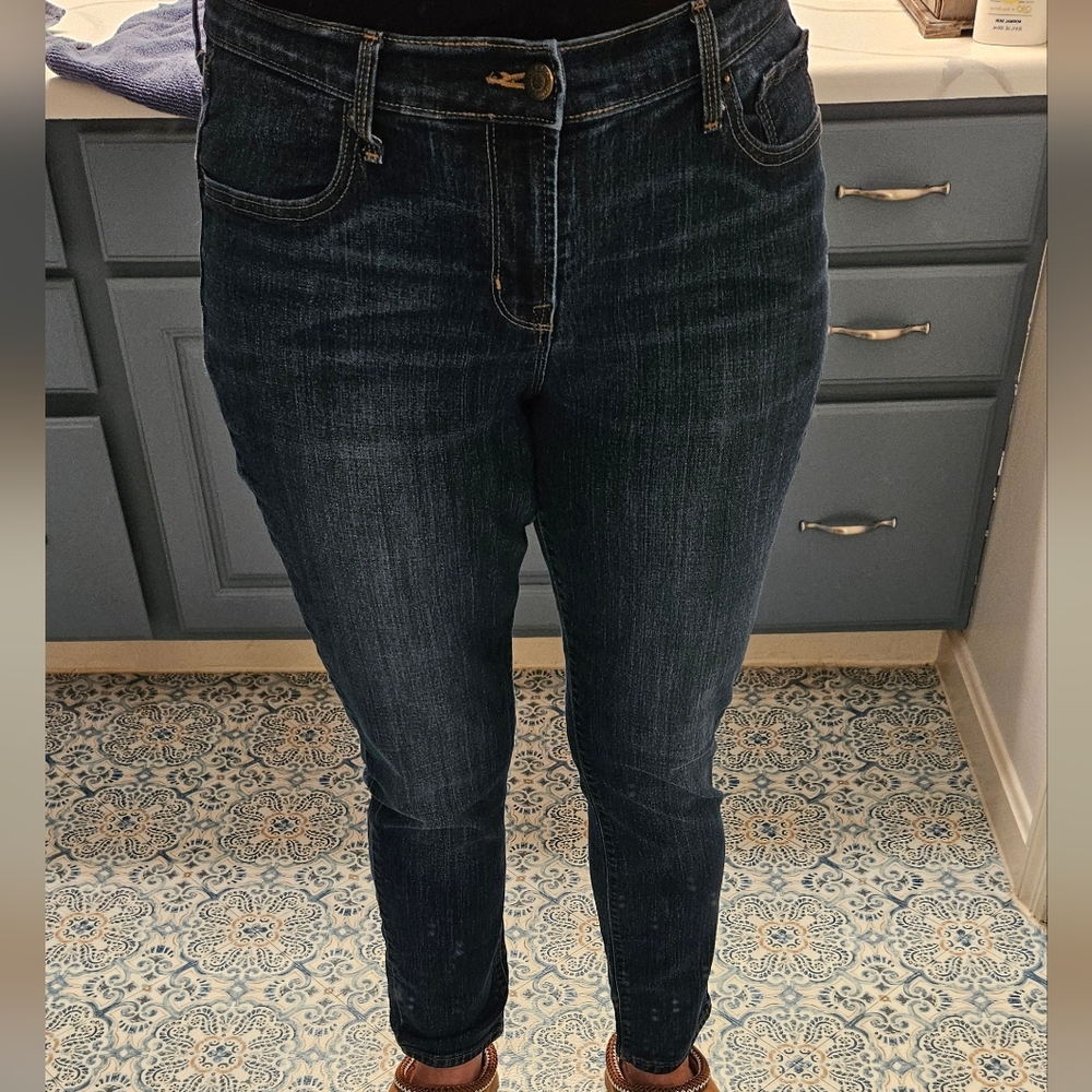 Old Navy Women's Deep Indigo Skinny Jeans